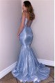 Fashion Lavender Sequins Spaghetti Straps Sexy Mermaid Evening Dresses