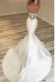 Aurora Sexy Sweetheart Open Back Mermaid Wedding Dresses With Appliques