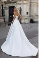 Brooklyn Simple Strapless Lace Up Ball Gown Beading Wedding Dresses