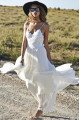 Amanda Chic Spaghetti Straps Backless Appliques Sheath Wedding Dresses