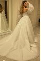 Amy Special Sweetheart Long Sleeves Appliques A-Line Wedding Dresses